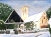 10 - Mathon Church - Watercolour - Margaret Crouch.JPG
